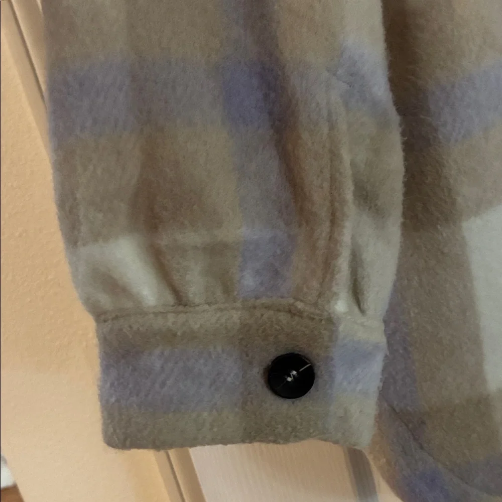 Plaid Button-Up Shacket - Picture 5 of 5